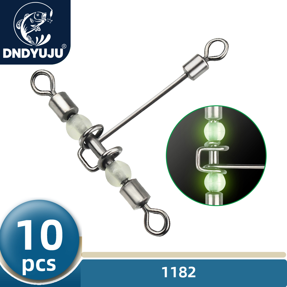 Fishing Hook Assortment - DNDYUJU 10 個 3way 発光 T