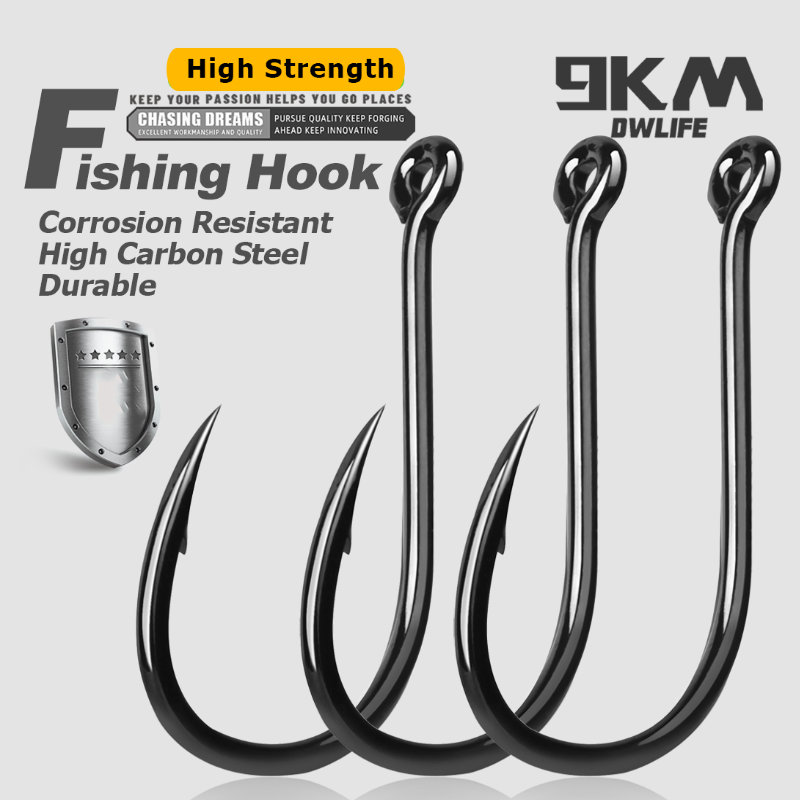 Fishing Hook Circle - 9KM イセアマ釣り針 50～200個入り コイ釣り針 海釣り サークルフック