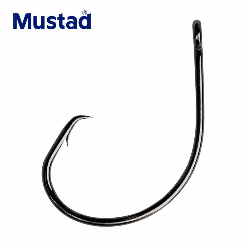 Mustad-ステンレス鋼の釣り針,頑丈な釣り針,防錆,キャ - Fishing Hook Circle のレビューと価格