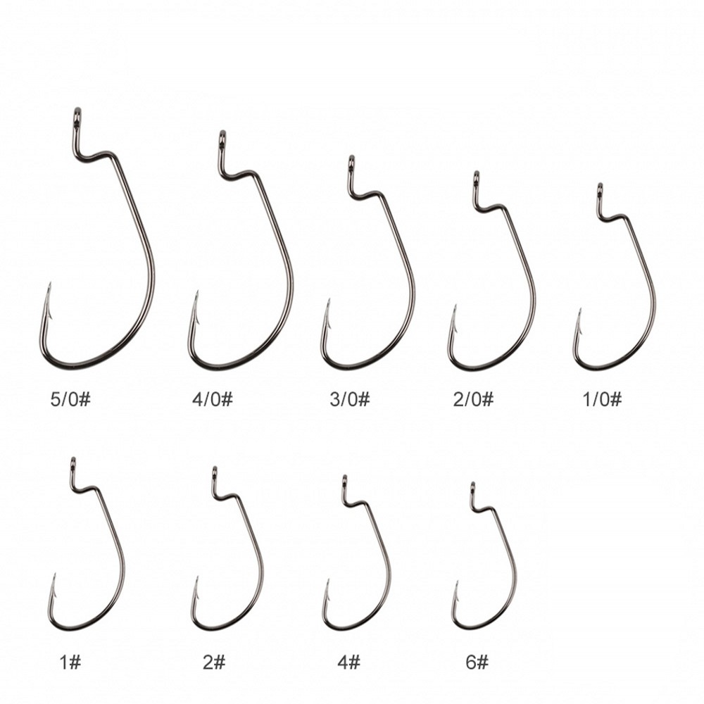 20 ピース/ロットワイドギャップテキサス釣りフックオフセッ - Fishing Hook Assortment のレビューと価格
