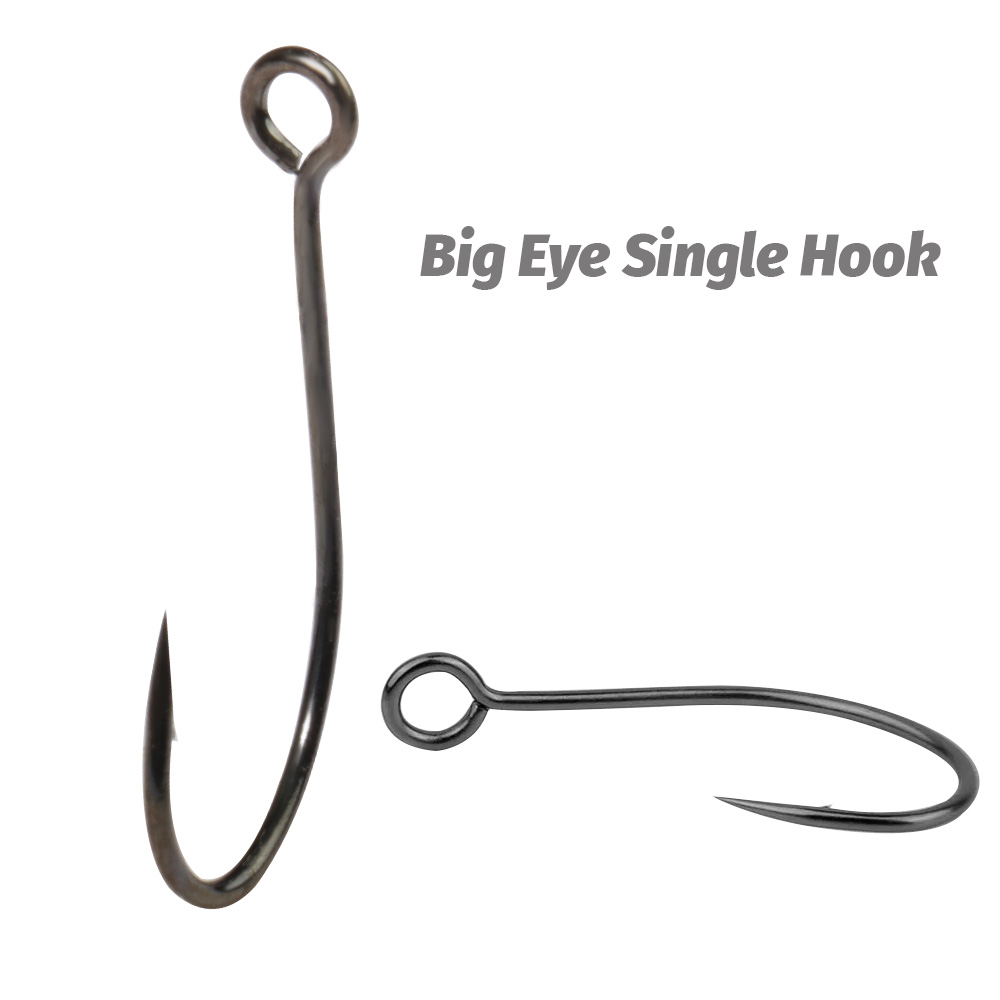 20 個ビッグリングシングルフック 2 #   4 #    - Fishing Hook Circle のレビューと価格