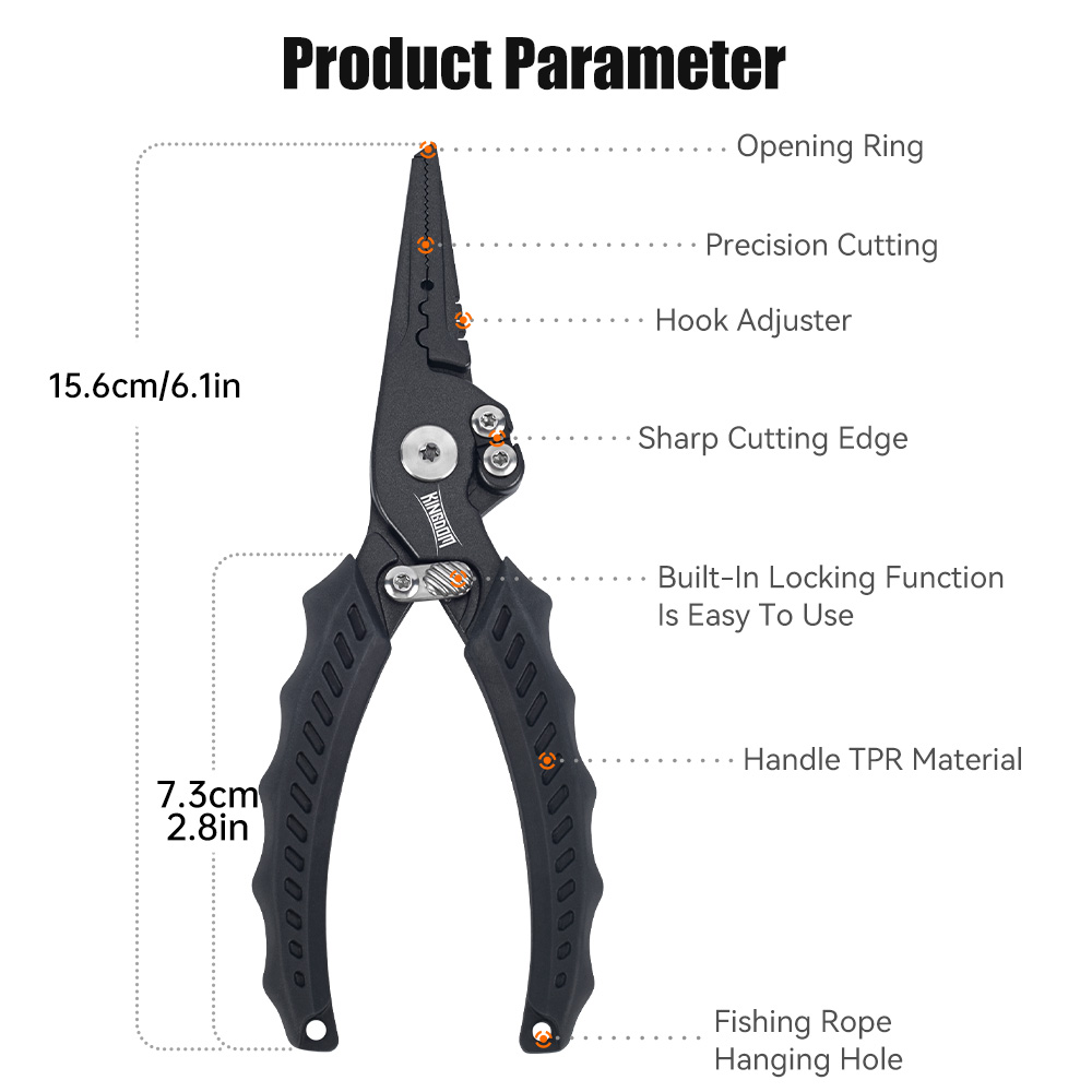 王国釣りプライヤー多機能スプリットリングワイヤーカッターフッ - Fishing Hook Sharpener のレビューと価格