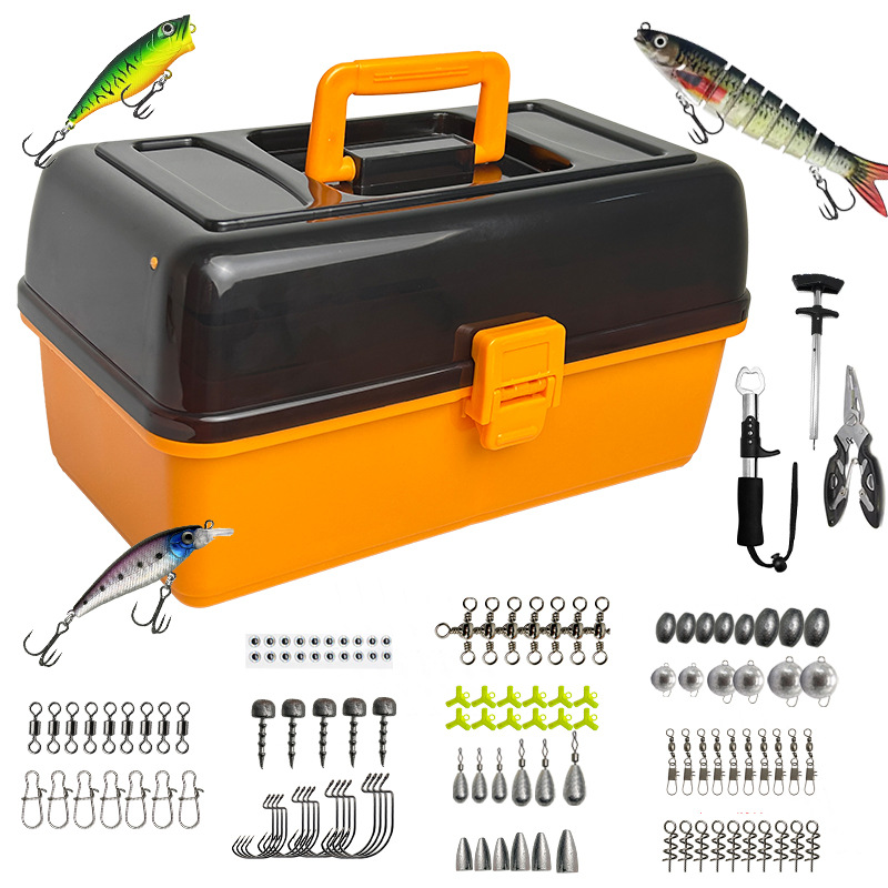 大型4層アウトドアフィッシングソフトベイトリードヘッドフック - Fishing Hook のレビューと価格
