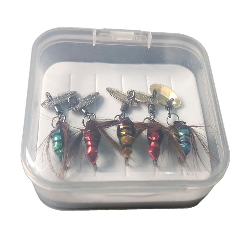 T34C スパンコールルアーベイト人工フライフックマイクロオ - Fishing Hook のレビューと価格