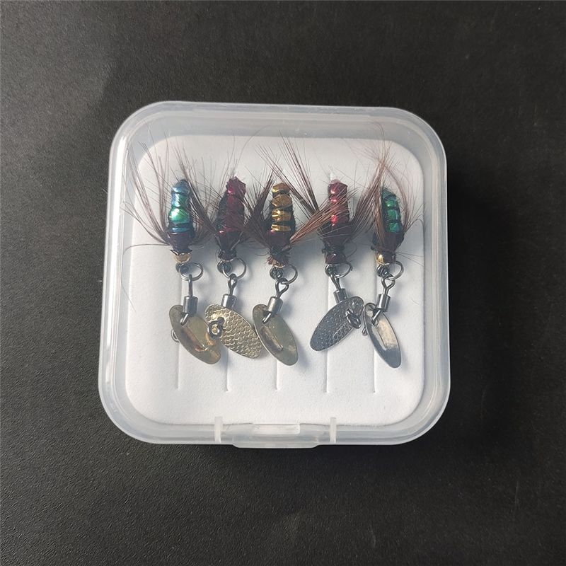 T34C スパンコールルアーベイト人工フライフックマイクロオ - Fishing Hook のレビューと価格