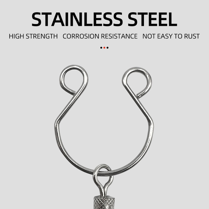 ShareShark 2個入り/袋 ファストノットタイイング - Fishing Hook Stainless Steel のレビューと価格